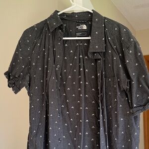 The North Face Men's Charcoal Patterned Shirt
